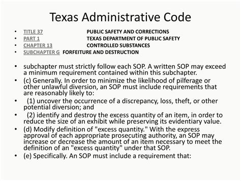texas administrative code 30 tac.